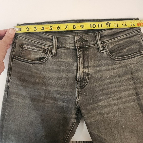 C89 Lucky Brand Mens Jeans Gray Slim Fit Stretch Denim Pants Size 30x30 - Picture 2 of 10